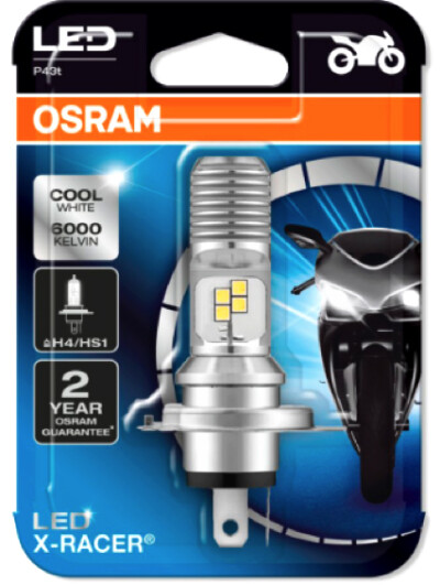 LAMPADA LED H4/HS1 12V 25W 6000K X-RACE OSRAM